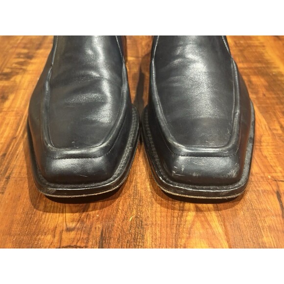 Avventura Handmade Black Leather Made in Spain Slip-On Loafers Shoes Men’s 9.5 main image 5
